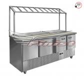 Холодильный стол для салатов СХСнс-700-4, передвижной