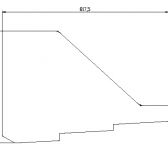 Комплект делителя AURORA SLIM SQ Комплект делителя двухступенчатого, оргстекло (Н=300)